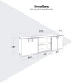 CHOICE Schrankset | 2OH, 2400 x 785 mm, Bernsteineiche - 10 Thumbnail Image