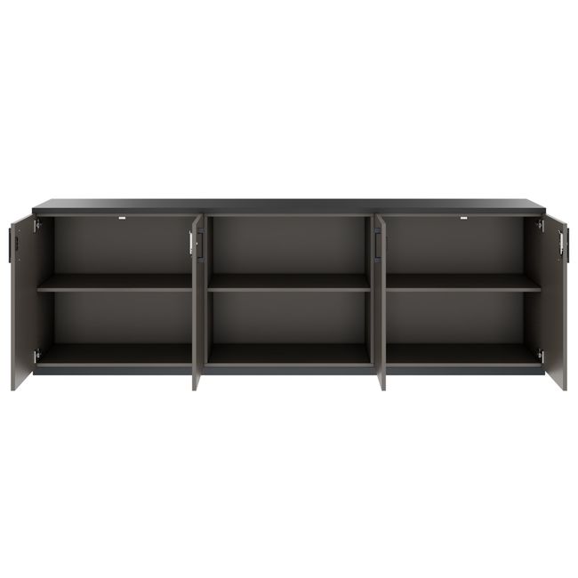 CHOICE Schrankset | 2OH, 2400 x 785 mm, Cubanitgrau