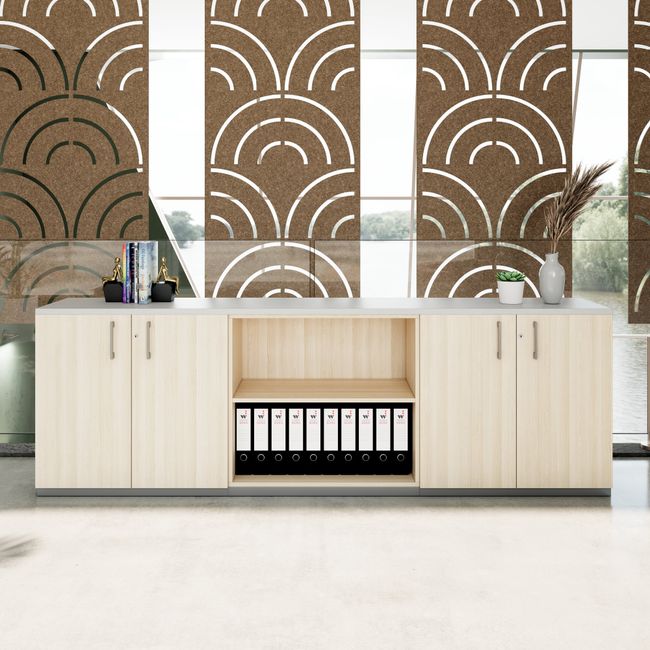 CHOICE Schrankset | 2OH, 2400 x 785 mm, Sandesche