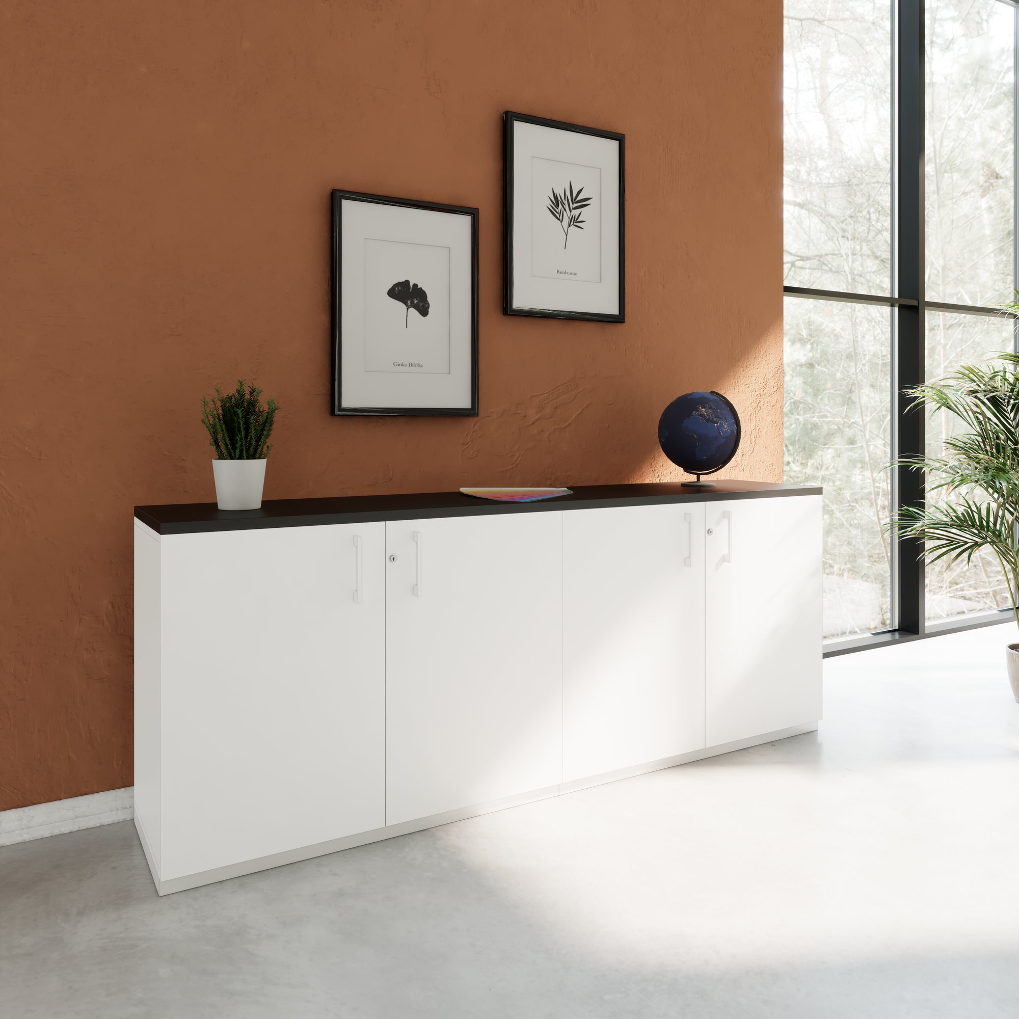CHOICE Ensemble de placards | 2oh, 2000 x 785 mm, blanc - 2 Main Image