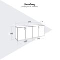 CHOICE Ensemble de placards | 2oh, 2000 x 785 mm, blanc - 11 Thumbnail Image