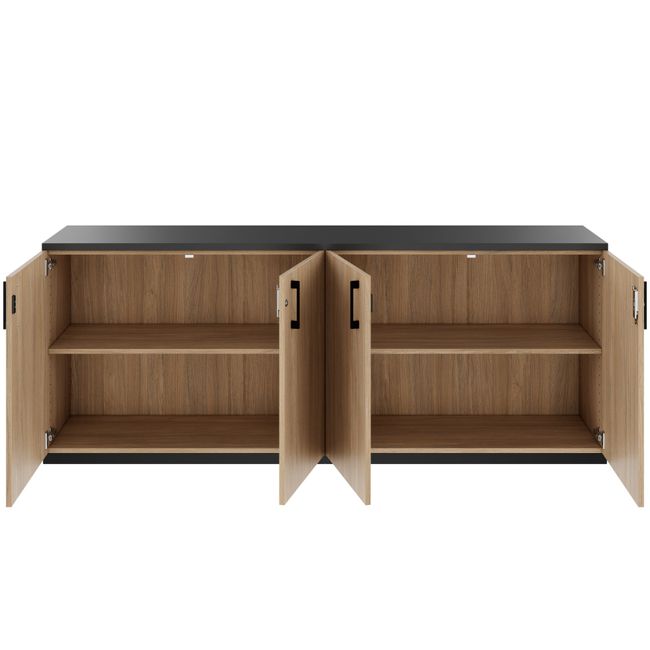 CHOICE Schrankset | 2OH, 2000 x 785 mm, Bernsteineiche