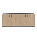 CHOICE Cupboard set | 2OH, 2000 x 785 mm, amber oak - 3 Thumbnail Image