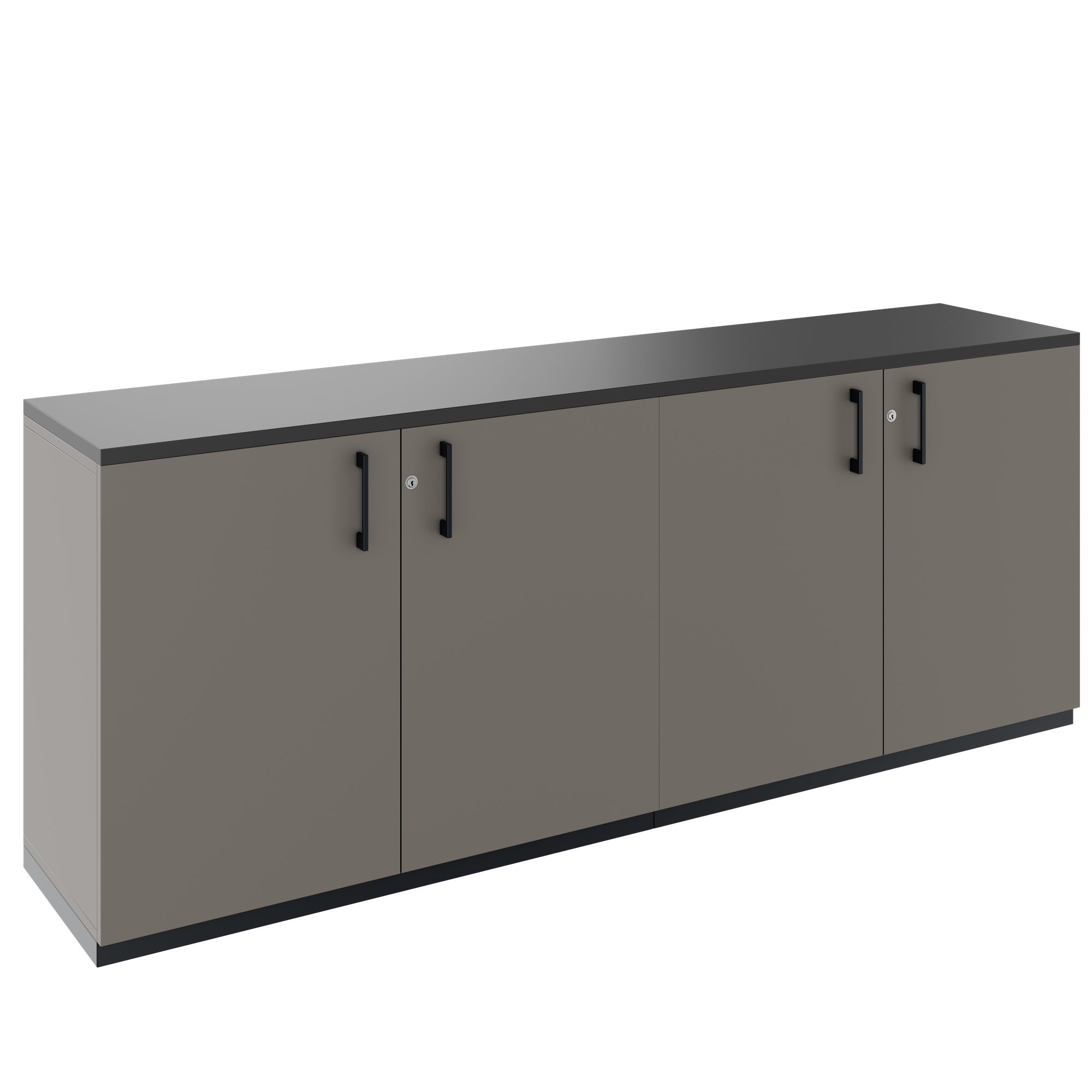 CHOICE Cupboard set | 2OH, 2000 x 785 mm, cubanite gray - 1 Main Image