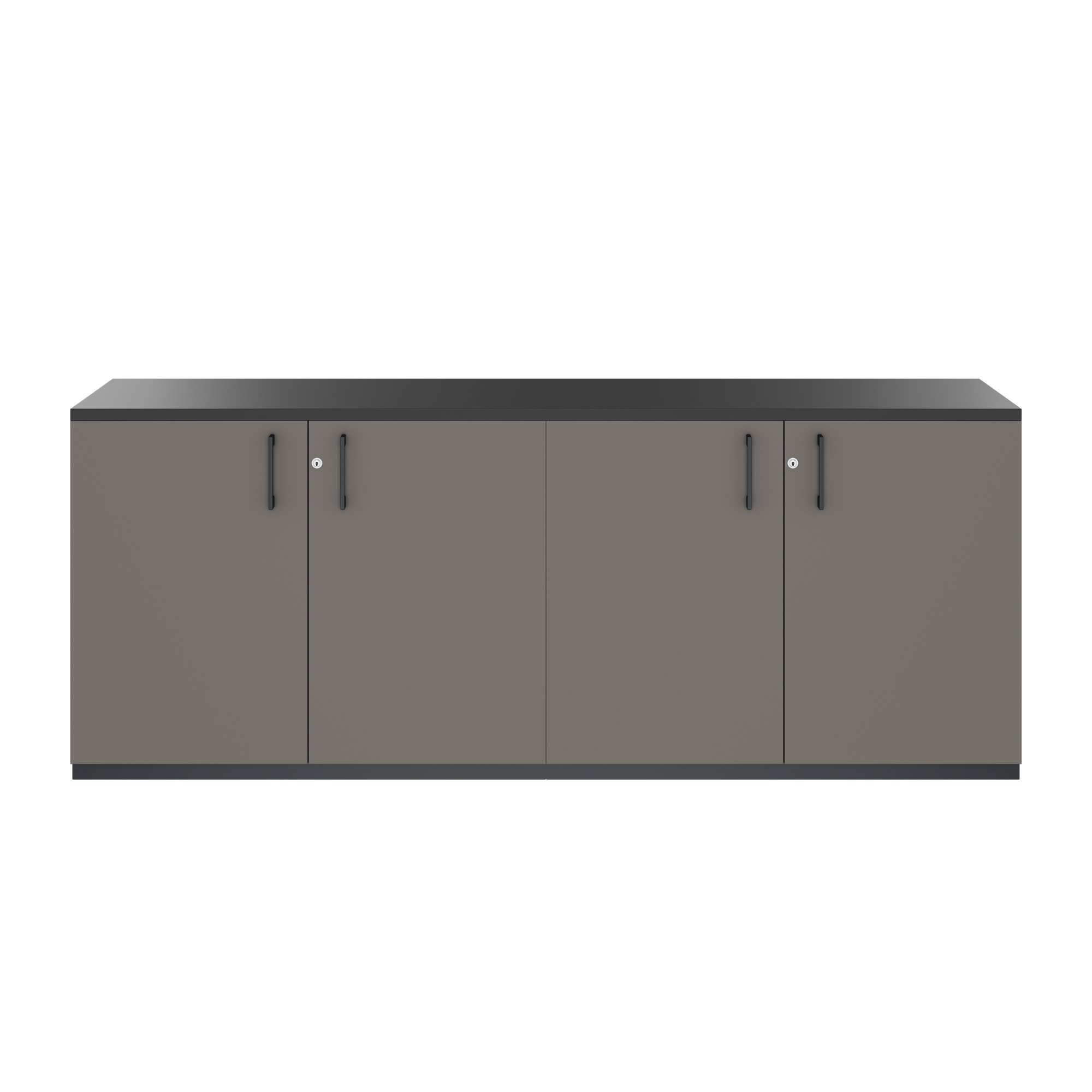 CHOICE Cupboard set | 2OH, 2000 x 785 mm, cubanite gray - 3 Main Image