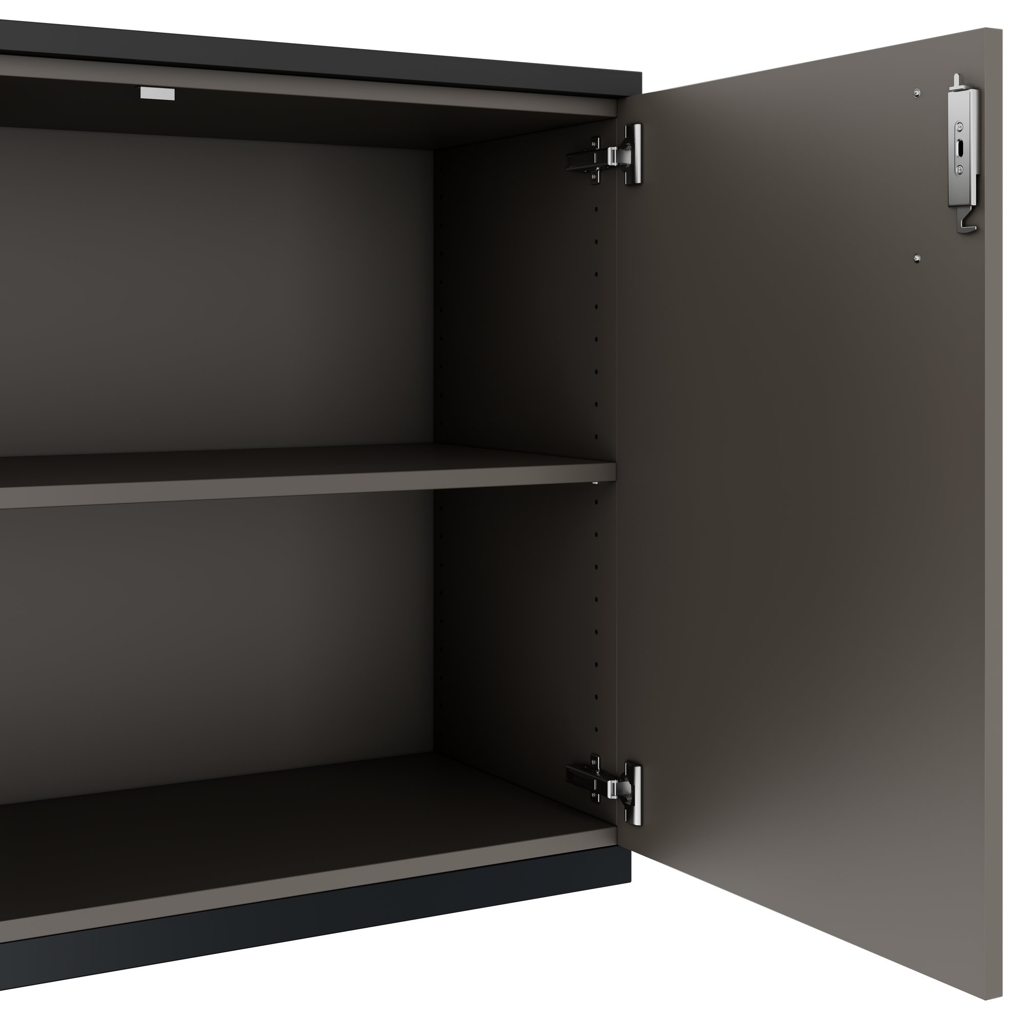 CHOICE Cupboard set | 2OH, 2000 x 785 mm, cubanite gray - 7 Main Image