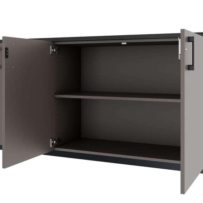 CHOICE Schrankset | 2OH, 2000 x 785 mm, Cubanitgrau