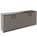 CHOICE Cupboard set | 2OH, 2000 x 785 mm, cubanite gray - 1 Thumbnail Image