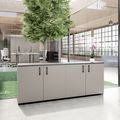 CHOICE Cupboard set | 2OH, 2000 x 785 mm, cubanite gray - 2 Thumbnail Image