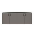 CHOICE Cupboard set | 2OH, 2000 x 785 mm, cubanite gray - 3 Thumbnail Image