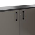 CHOICE Cupboard set | 2OH, 2000 x 785 mm, cubanite gray - 6 Thumbnail Image