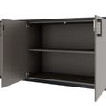 CHOICE Cupboard set | 2OH, 2000 x 785 mm, cubanite gray - 8 Thumbnail Image