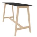 NOVA WOOD Hochtisch | 1200-1800 mm, Massivholz-Gestell, HPL NOVA WOOD Hochtisch | 1200-1800 mm, Massivholz-Gestell, HPL