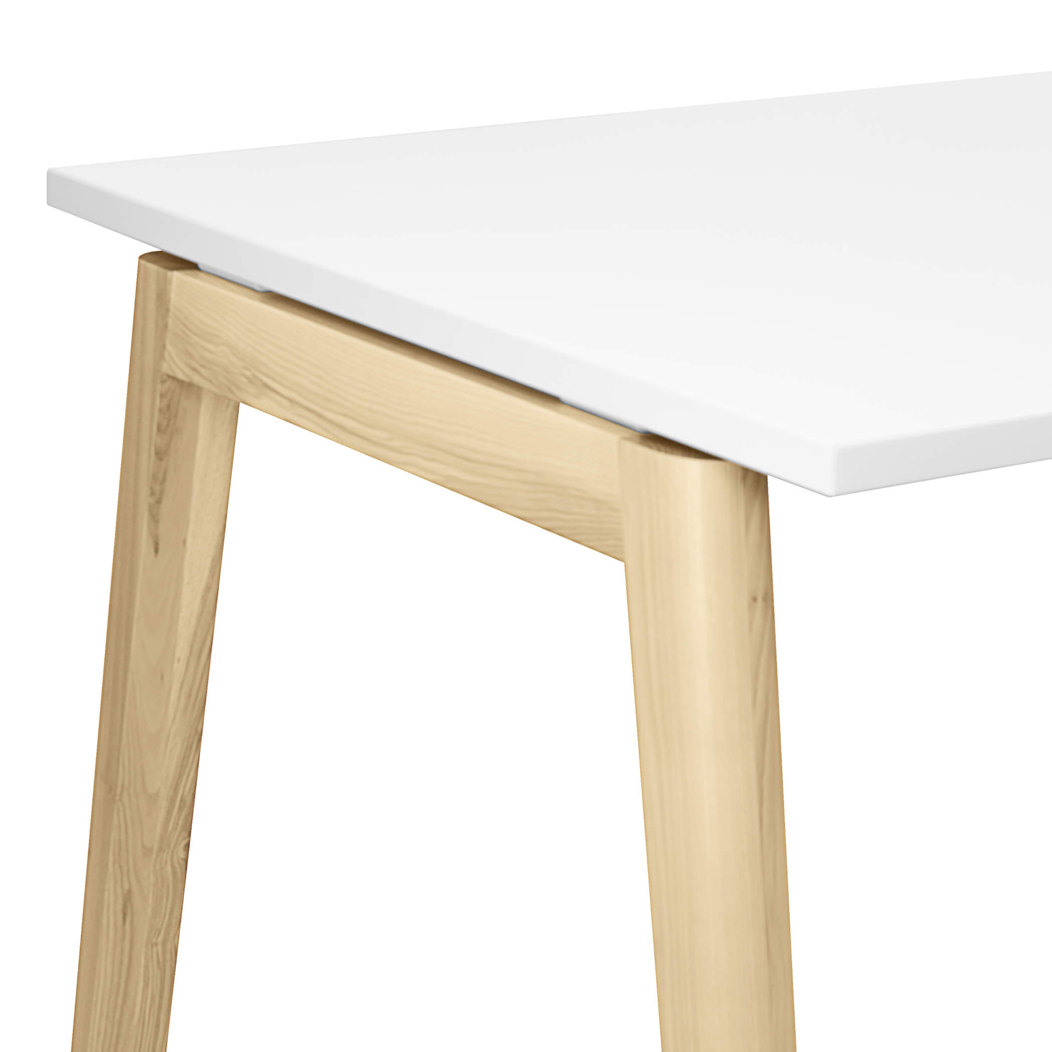 NOVA WOOD Hochtisch | 1200-1800 mm, Massivholz-Gestell, Melamin - 9 Main Image