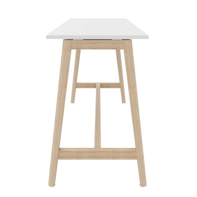 NOVA WOOD Hochtisch | 1200-1800 mm, Massivholz-Gestell, Melamin NOVA WOOD Hochtisch | 1200-1800 mm, Massivholz-Gestell, Melamin