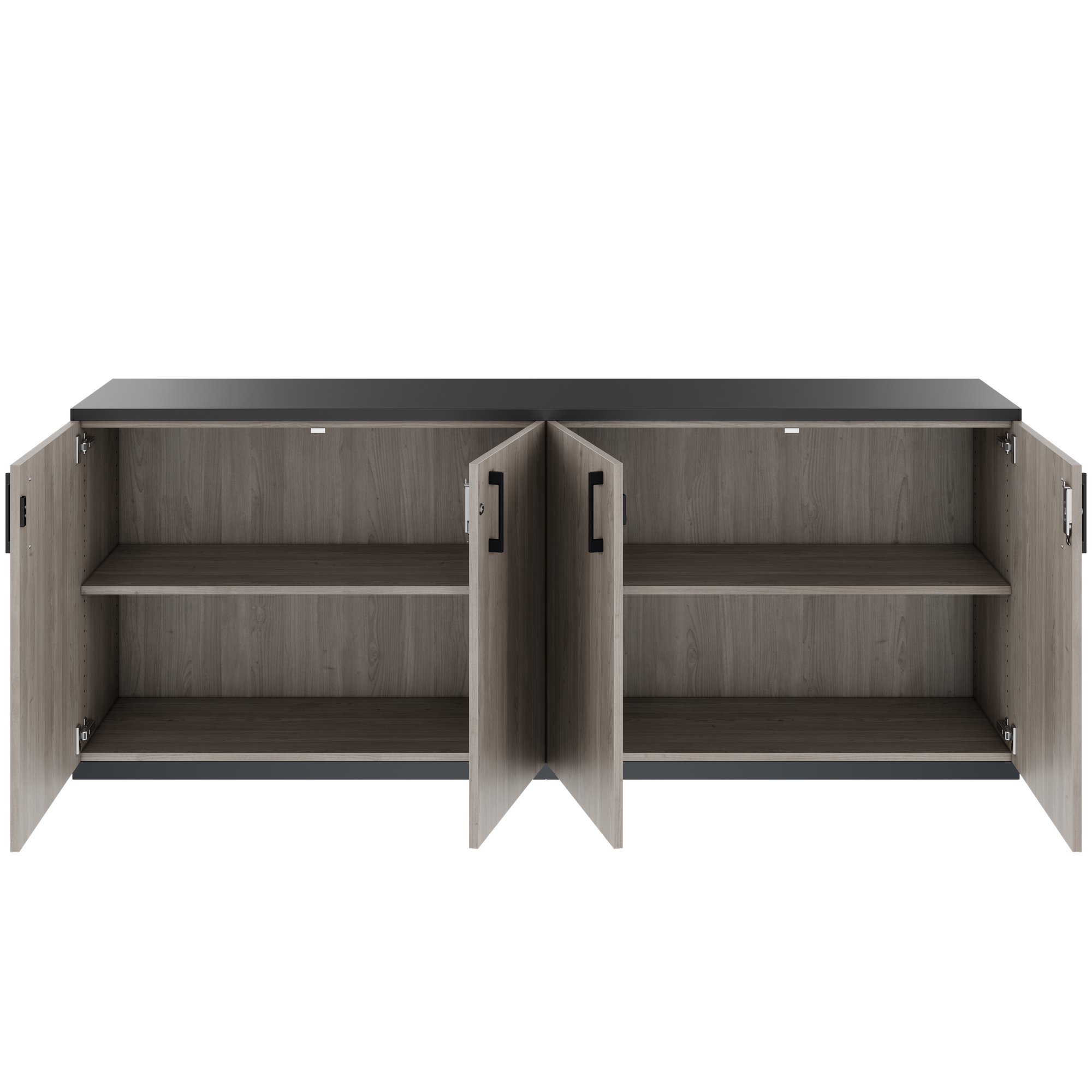 CHOICE Cupboard set | 2OH, 2000 x 785 mm, north oak gray - 4 Main Image