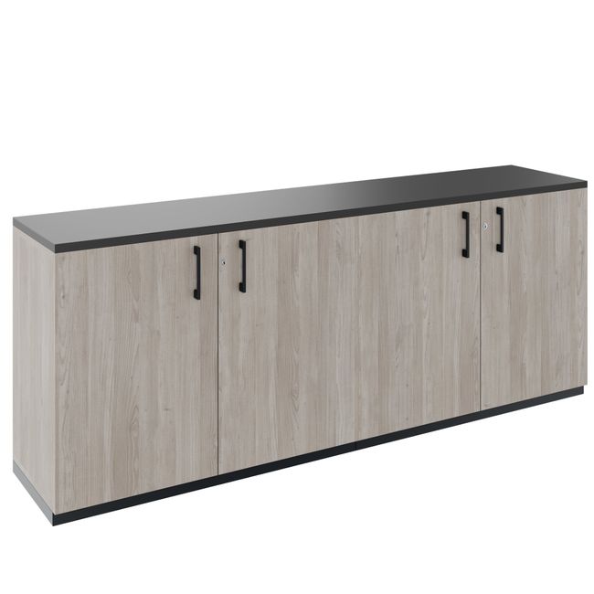 CHOICE Schrankset | 2OH, 2000 x 785 mm, Nordeiche grau