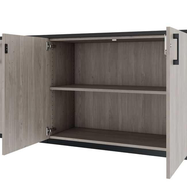 CHOICE Schrankset | 2OH, 2000 x 785 mm, Nordeiche grau