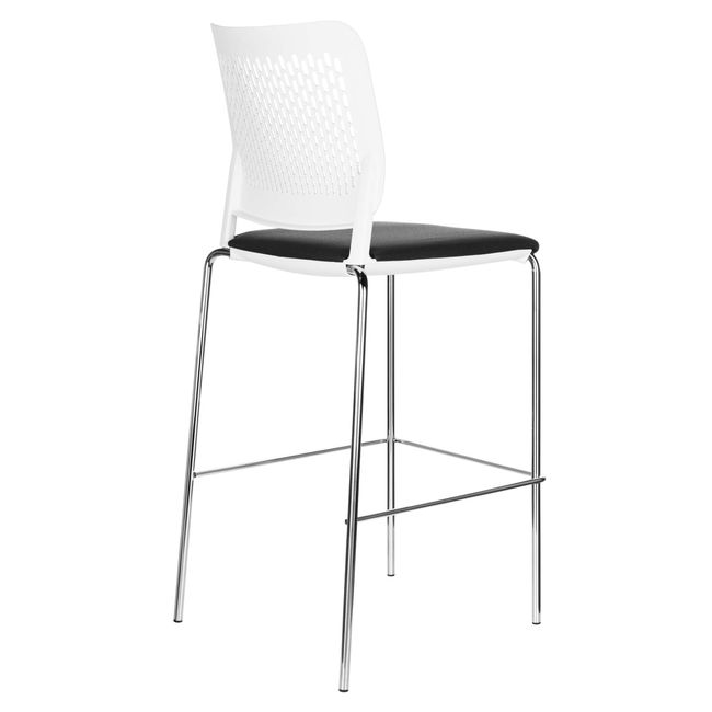 WAIT Barhocker | Stapelbar, 4-Fuß-Gestell, mit oder ohne Polsterung