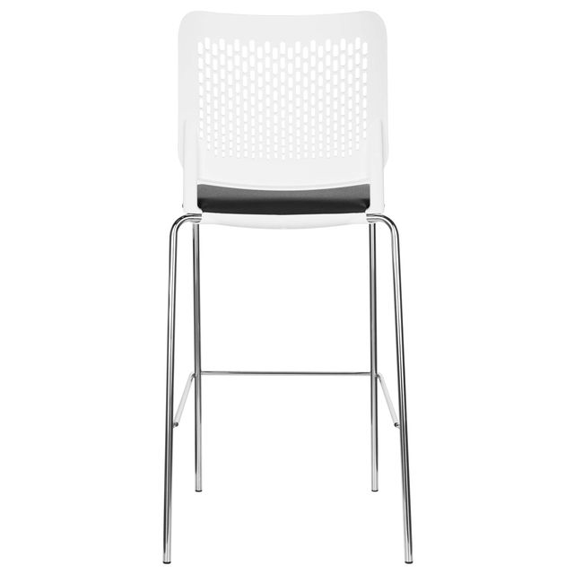 WAIT Barhocker | Stapelbar, 4-Fuß-Gestell, mit oder ohne Polsterung