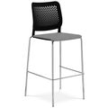 WAIT Barhocker | Stapelbar, 4-Fuß-Gestell, mit oder ohne Polsterung