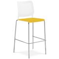 WAIT Barhocker | Stapelbar, 4-Fuß-Gestell, mit oder ohne Polsterung