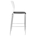 WAIT Barhocker | Stapelbar, 4-Fuß-Gestell, mit oder ohne Polsterung