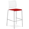 WAIT Barhocker | Stapelbar, 4-Fuß-Gestell, mit oder ohne Polsterung