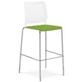 WAIT Barhocker | Stapelbar, 4-Fuß-Gestell, mit oder ohne Polsterung
