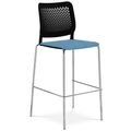 WAIT Barhocker | Stapelbar, 4-Fuß-Gestell, mit oder ohne Polsterung