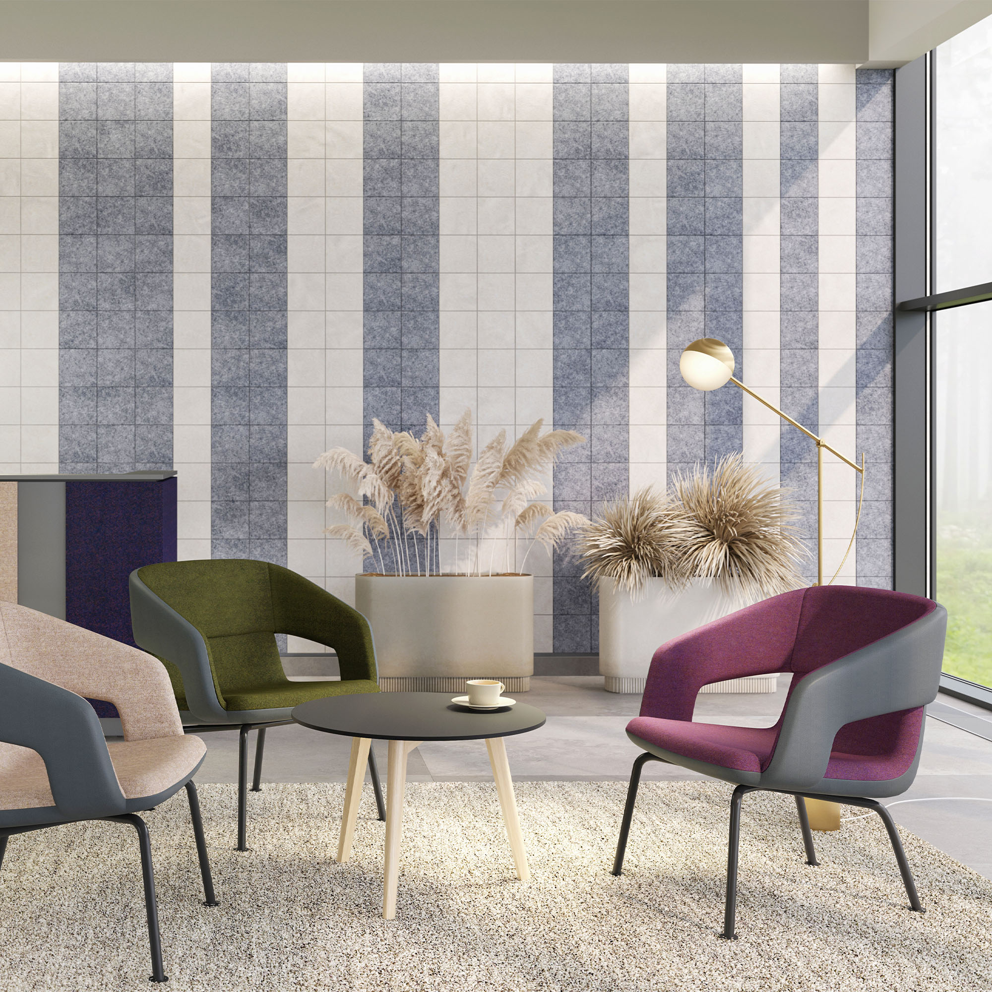 ACOUSTIC ARTWORK Wandpaneel | 3er-, 5er- oder 10er-Set, Verschiedene Farben und Formen - 11 Main Image