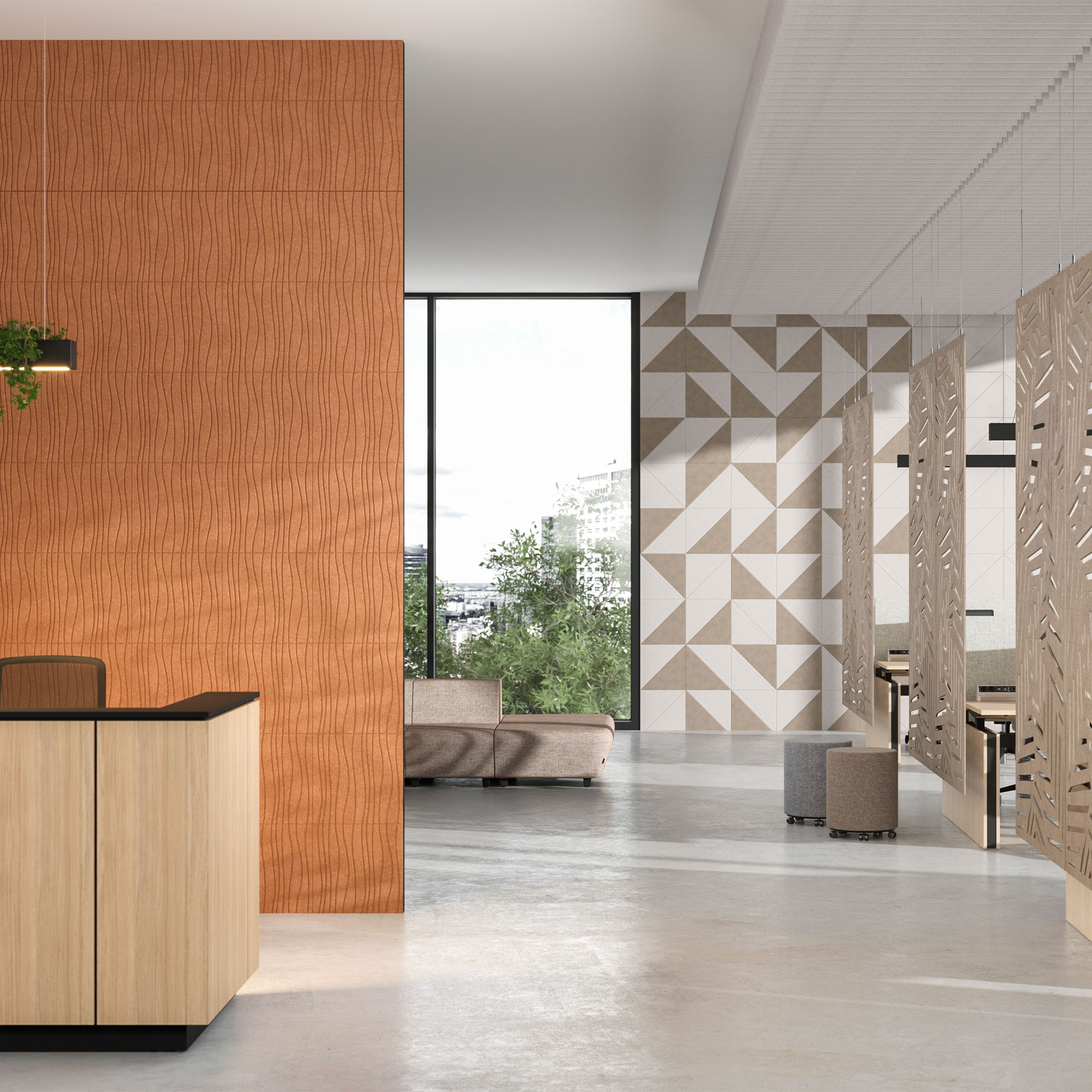 ACOUSTIC ARTWORK Wandpaneel | 3er-, 5er- oder 10er-Set, Verschiedene Farben und Formen - 13 Main Image