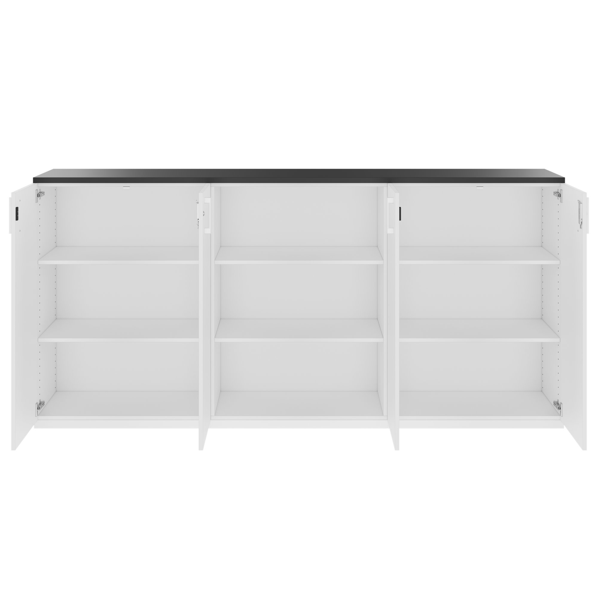 CHOICE Schrankset | 3OH, 2400 x 1140 mm, Weiss - 4 Main Image