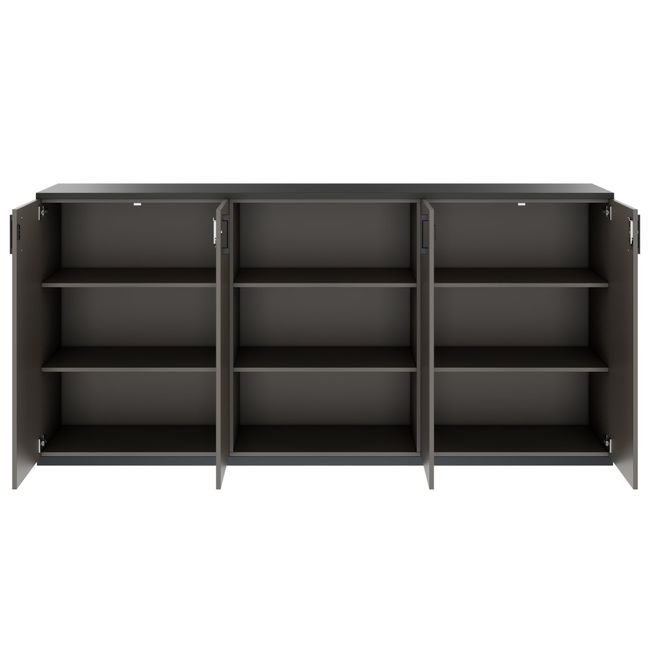 CHOICE Schrankset | 3OH, 2400 x 1140 mm, Cubanitgrau