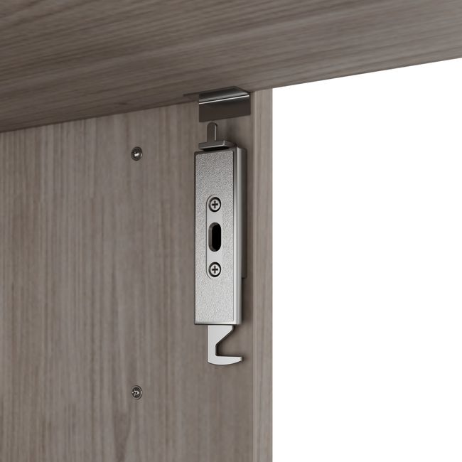 CHOICE Schrankset | 3OH, 2400 x 1140 mm, Nordeiche grau