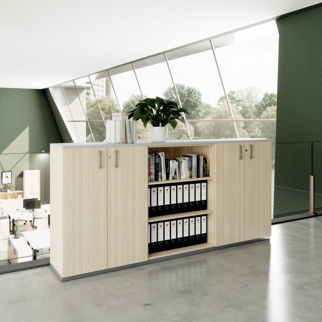 CHOICE Schrankset | 3OH, 2400 x 1140 mm, Sandesche