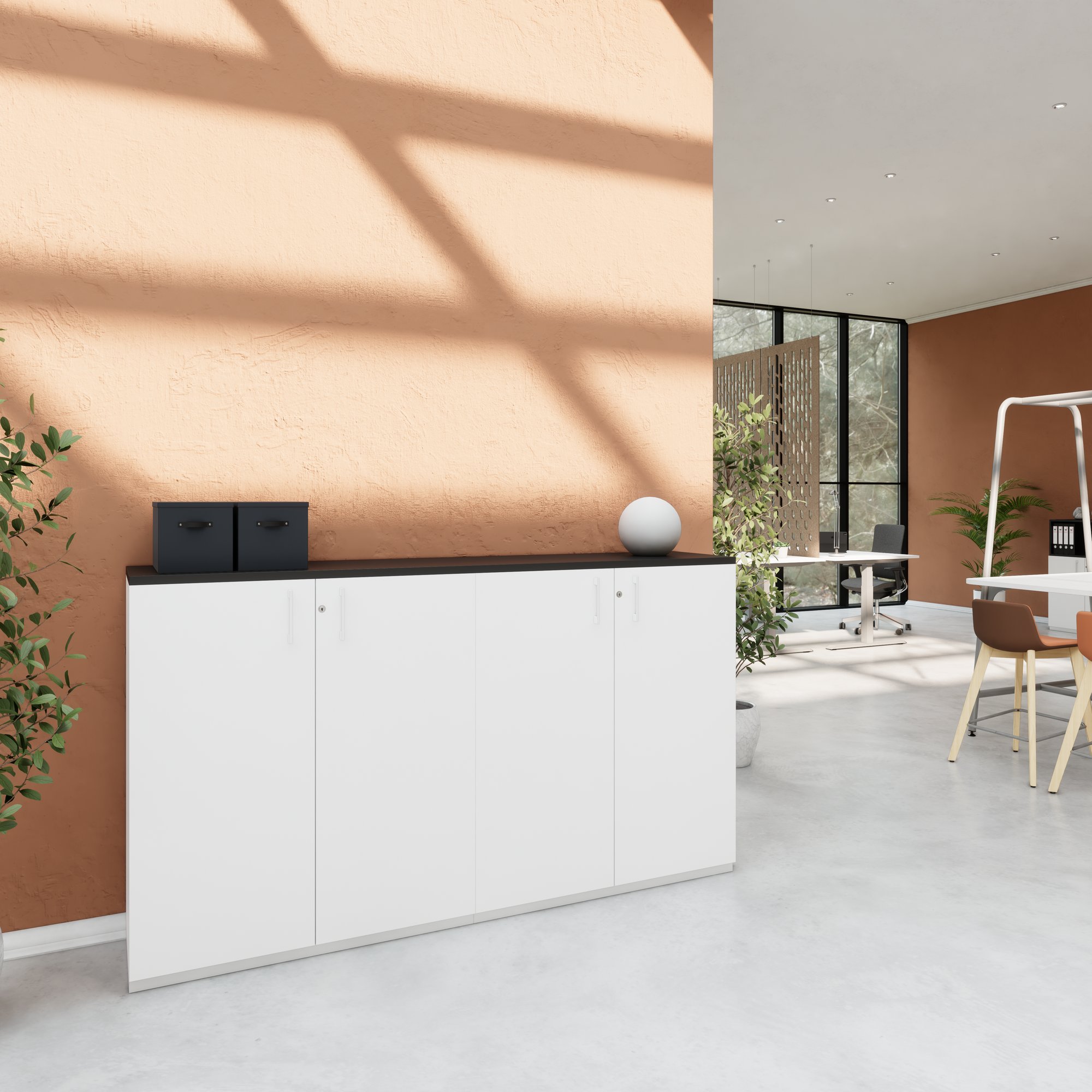 CHOICE Schrankset | 3OH, 2000 x 1140 mm, Weiss - 2 Main Image