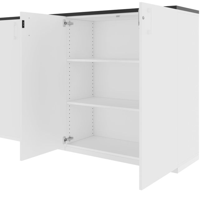 CHOICE Schrankset | 3OH, 2000 x 1140 mm, Weiß