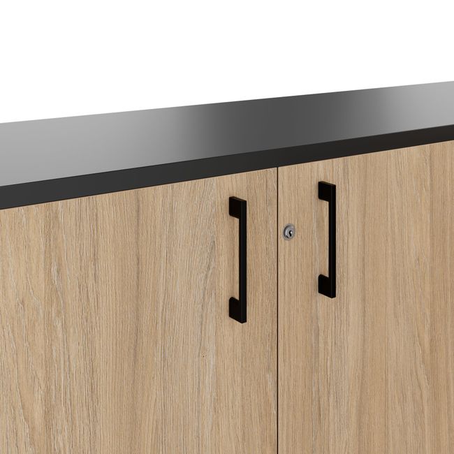 CHOICE Schrankset | 3OH, 2000 x 1140 mm, Bernsteineiche