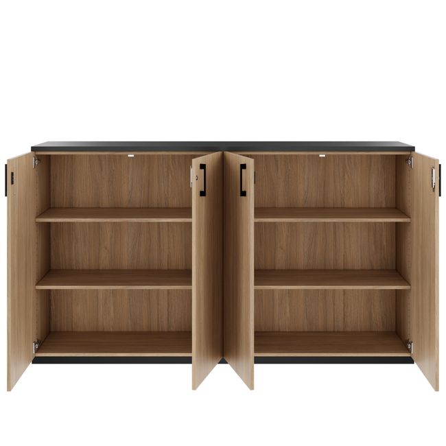 CHOICE Schrankset | 3OH, 2000 x 1140 mm, Bernsteineiche