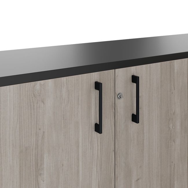 CHOICE Schrankset | 3OH, 2000 x 1140 mm, Nordeiche grau