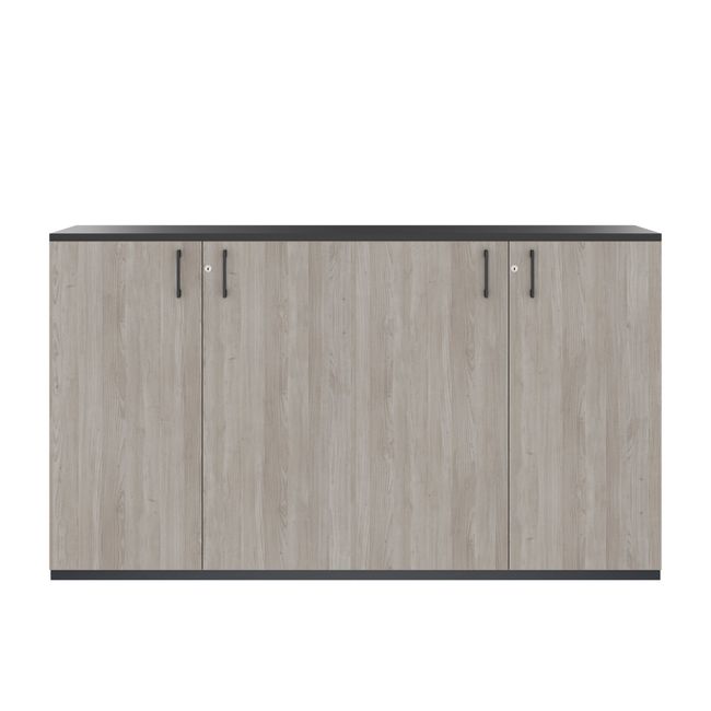 CHOICE Schrankset | 3OH, 2000 x 1140 mm, Nordeiche grau