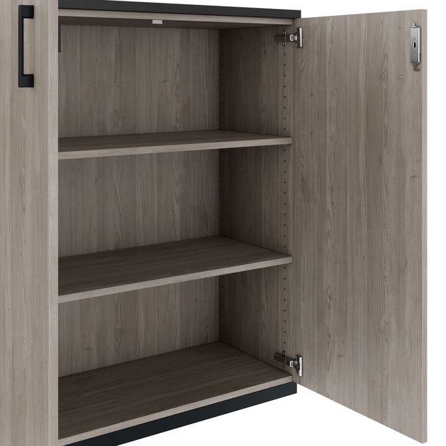 CHOICE Schrankset | 3OH, 2000 x 1140 mm, Nordeiche grau