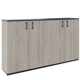 CHOICE Schrankset | 3OH, 2000 x 1140 mm, Nordeiche grau