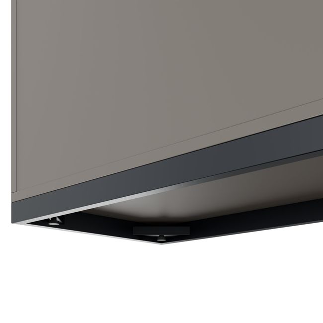 CHOICE Schrankwand | 4OH, 2400 x 1490 mm, Cubanitgrau