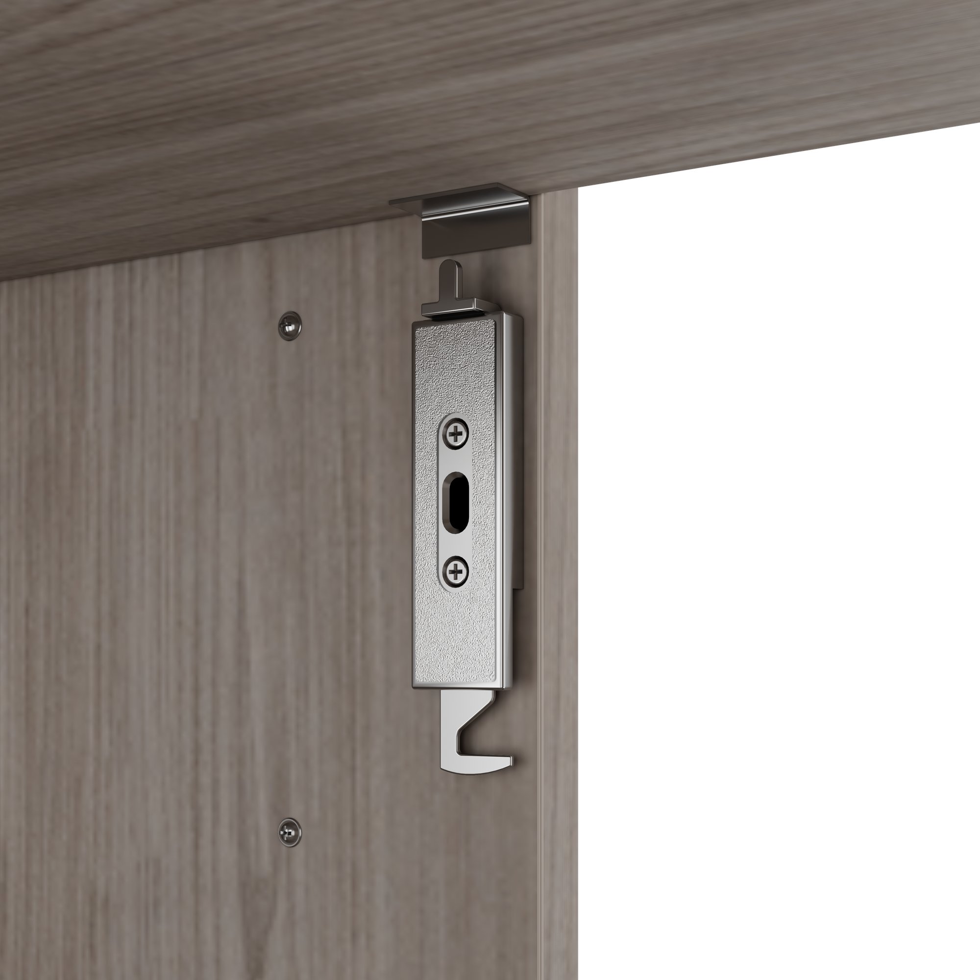 CHOICE Schrankwand | 4OH, 2400 x 1490 mm, Nordeiche grau - 7 Main Image