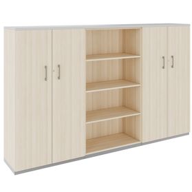 CHOICE Schrankwand | 4OH, 2400 x 1490 mm, Sandesche