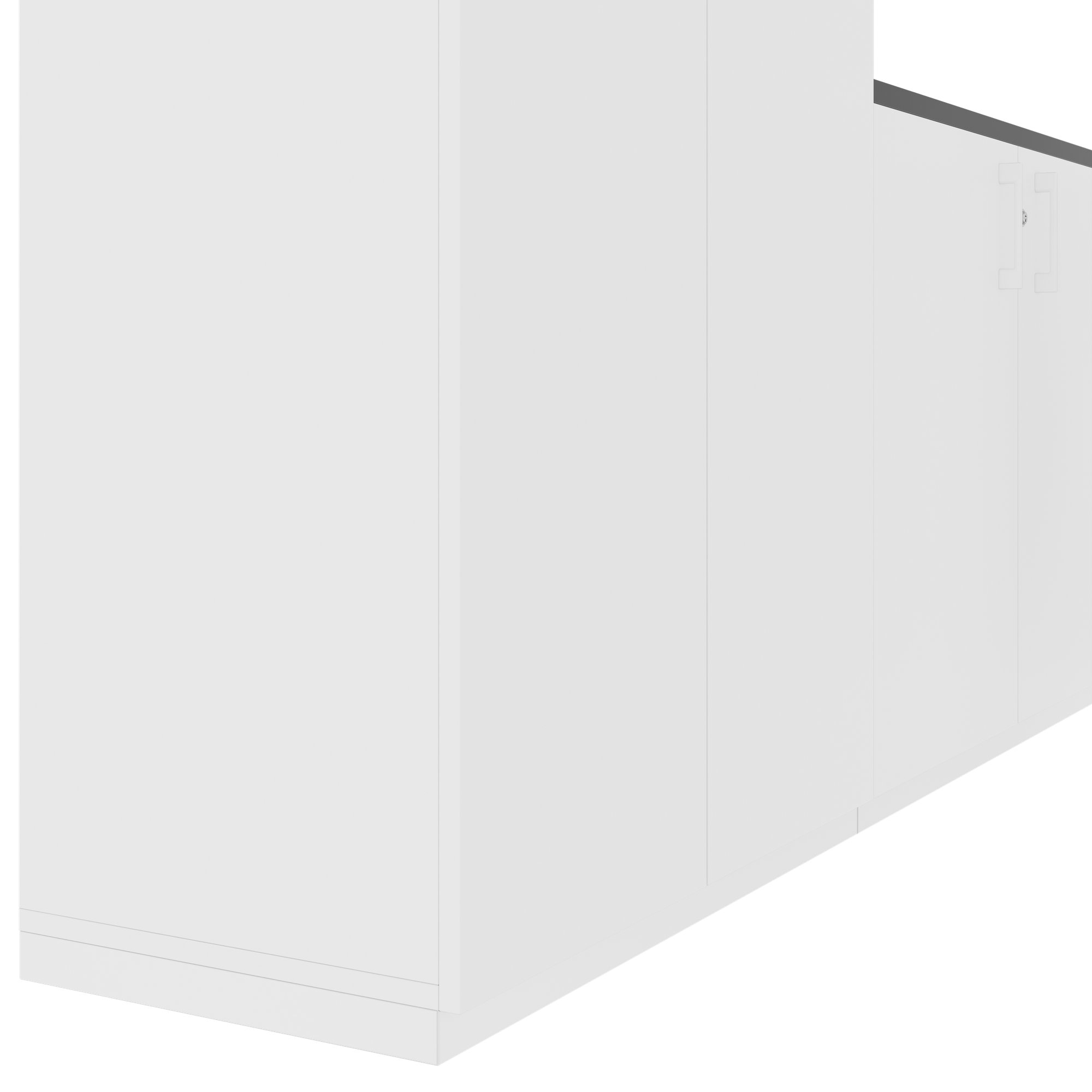 CHOICE Schrankwand | 5OH, 2800 x 1780 mm, Weiss - 5 Main Image