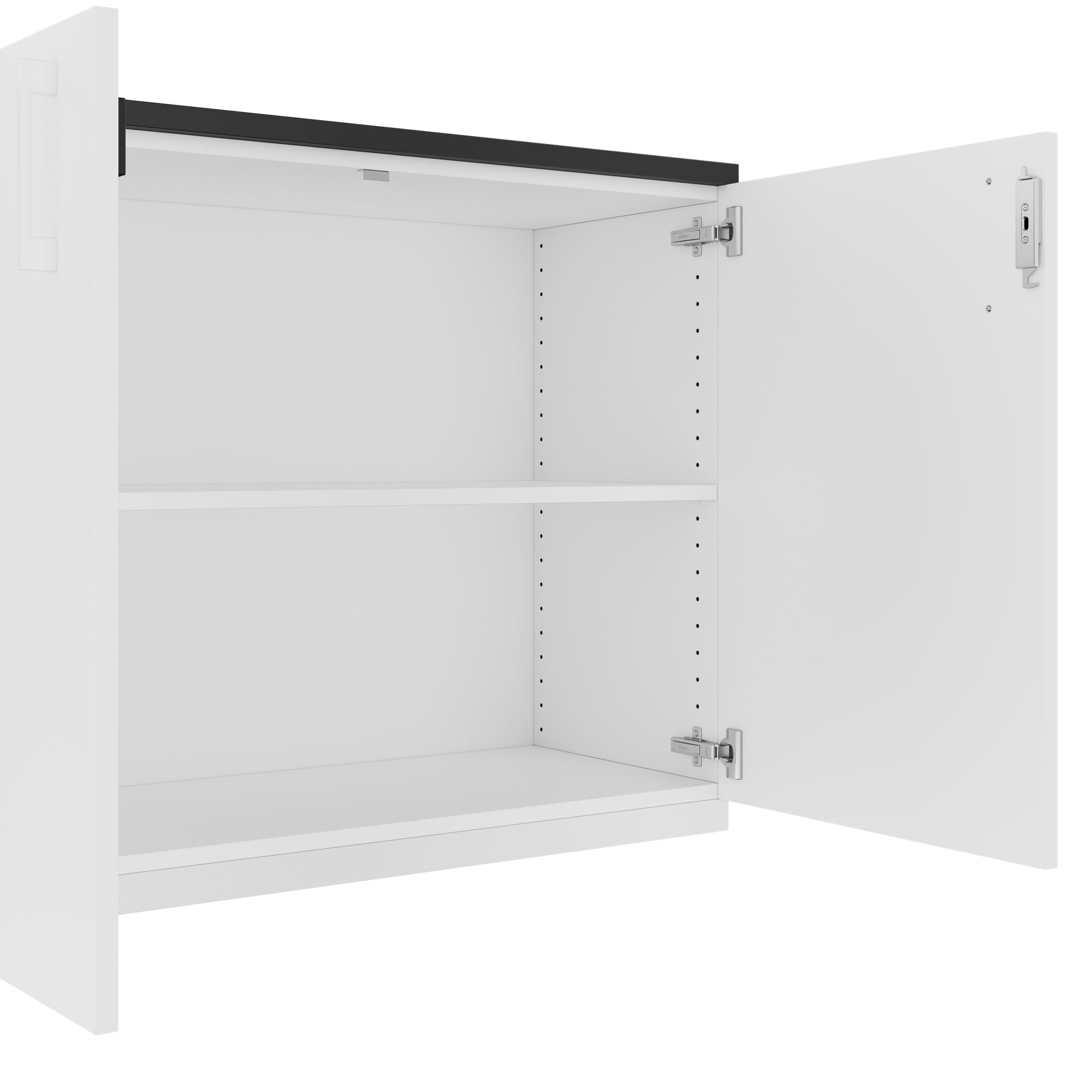 CHOICE Schrankwand | 5OH, 2800 x 1780 mm, Weiss - 7 Main Image