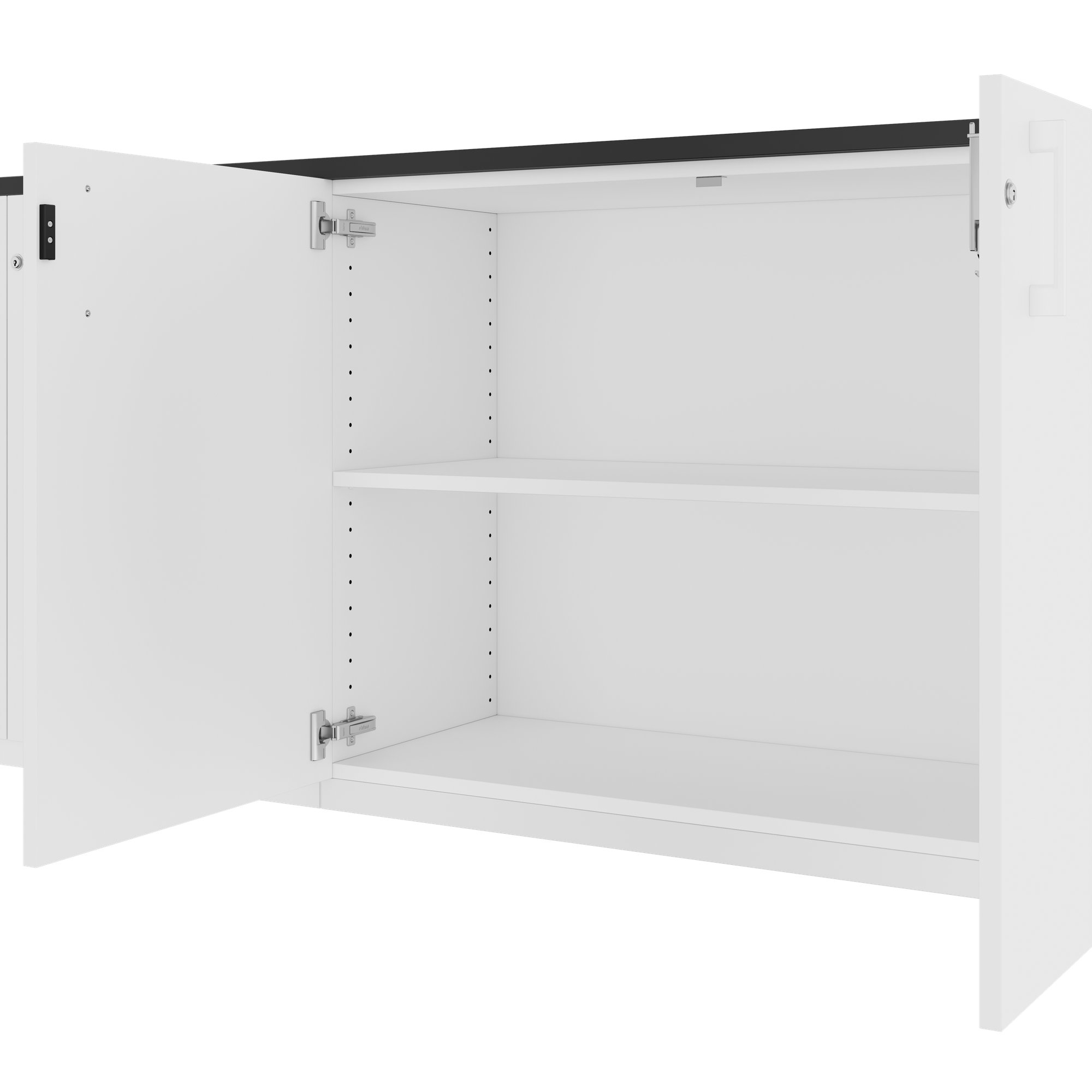 CHOICE Schrankwand | 5OH, 2800 x 1780 mm, Weiss - 8 Main Image
